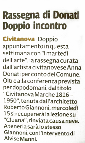 Corriere Adriatico del 12 febbraio 2012